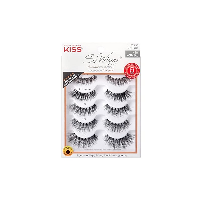 Kiss Lash So Wispy Curated Collection 5-Pairs (Pack of 3)