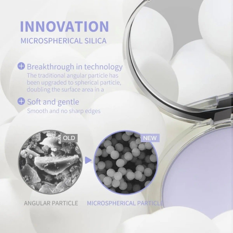 Polvo Compacto Mate De Lavanda Control Brillo 12h