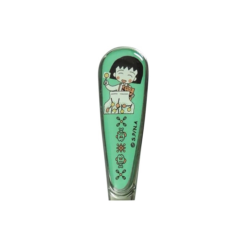 Chibi Maruko-chan CM42-850 35th Anniversary Stainless Steel Spoon, 5.3 inches