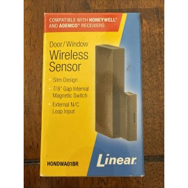 Linear HONDWA01 Door or Window Sensor for 2GIG or Honeywell Wireless Alarm...