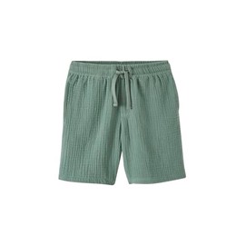 Vertbaudet Boys Muslin Shorts, green, 140
