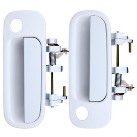 cciyu Door Handles Exterior Front Driver Passenger Side Replacement fit for 1992-1996 for Toyota Camry 6922033020 6921033010 White(2pcs)