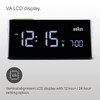Braun Digital Alarm Clock with VA LCD Display, Touch Snooze