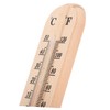 CAXUSD Professional Wall Thermometer Pcs Wooden Room Thermometers Accurate Temperature