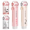 Kopinma 4 Pcs Cute Cat Pencil Sharpener and Cat Shaped