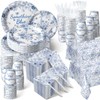 Dandat 402 Pcs Disposable Tableware Set Serve 50 Baby Shower