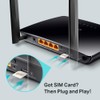 TP-Link AC750 Wireless Dual Band 4G LTE Router, Travel Router,