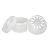 Denture Cup Braces Container with Strainer Screw Cap Medi-Inn