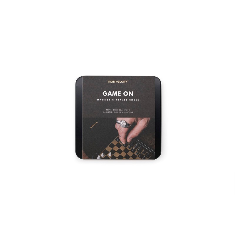 Iron and Glory Travel Chess Set - Magnetic Traveling Mini
