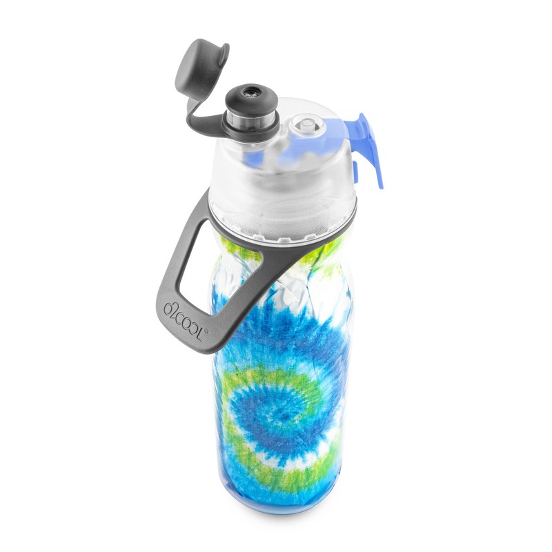 O2COOL Mist 'N Sip Misting Water Bottle 2-in-1 Mist And