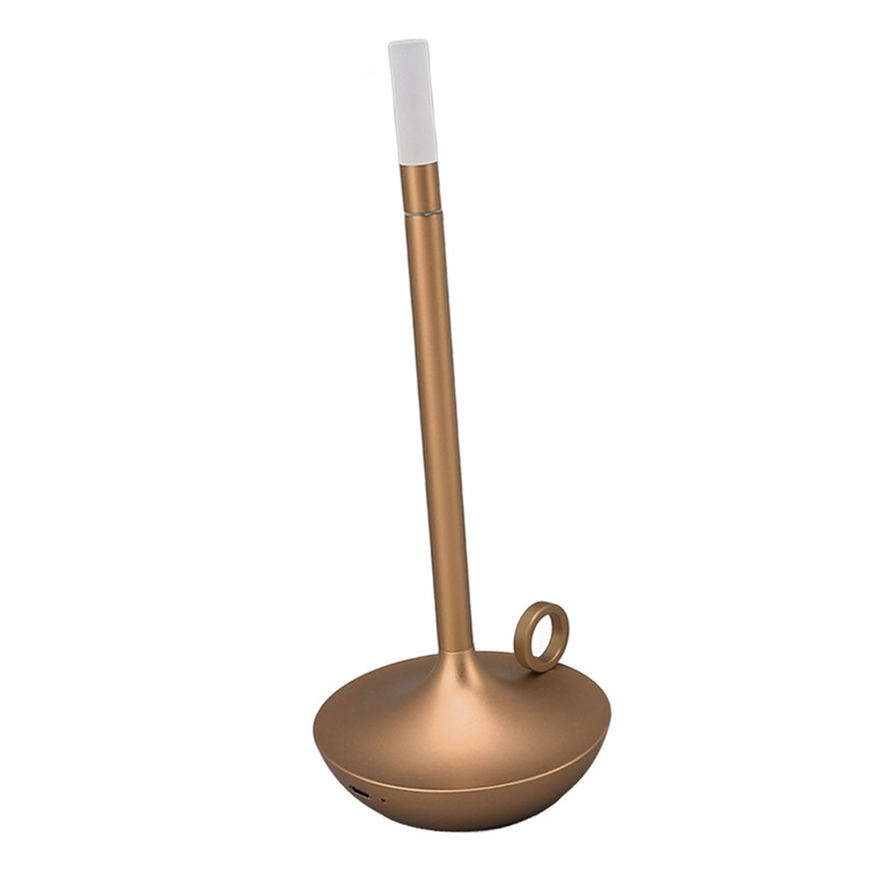 Cordless Table Lamp Innovative Candle Shape 3 Levels Brightness Dimmable