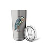 Great Blue Heron Stained Glass Stainless Steel Insulated Tumbler