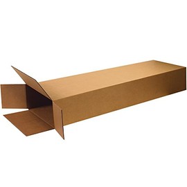 Ship Now Supply SNHD20860FOL Side Loading Boxes, 20"L x 8"W x 60"H, Kraft (Pack of 5)