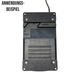 Wall Mount - Compatible with Bosch GAL 1880 CV Charger, Sturdy Bracket and Wall Mount, Space Saving Design, Easy Mount, Black