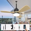 Bsteciar 36" Ceiling Fans with Lights, Remote Control + APP