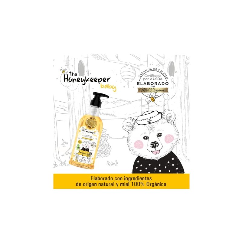 The Honeykeeper SHAMPOO CHAMOMILE AND HONEY 250ML