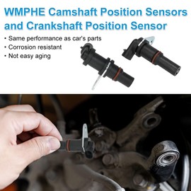 WMPHE Camshaft Position Sensor & Crankshaft Position Sensor Compatible with Detroit Diesel Series P/N 60 Freightliner 12.7L Engine 1994 to 2007, Replacement for 8929387, 8929388
