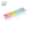 WELLGRO Pill Box for 7 Days, Pill Box, 1 Compartment