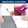 BEIQIYA 15pcs Shower Head Cleaner Picks, Micro Gap Anti-Clog Bathroom