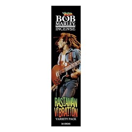 Bob Marley Rastaman Vibration Incense Sticks, Variety Pack, 24 Count