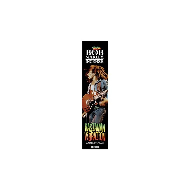 Bob Marley Rastaman Vibration Incense Sticks, Variety Pack, 24 Count