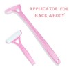 Lotion Applicator, Folding Handle with 3 Reusable Foam Rollers, Washable