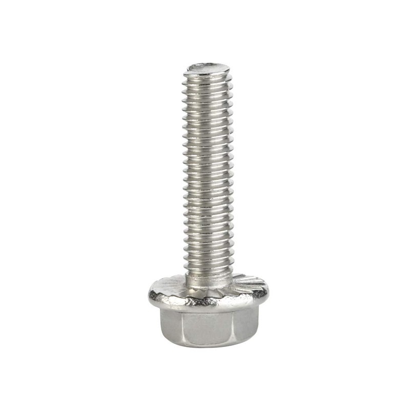 M6 x 25mm Flanged Hex Head Bolts Flange Hexagon Screws,