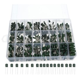 DollaTek 100V 24value 660pcs Polyester Film capacitor assorted kit box assorstment