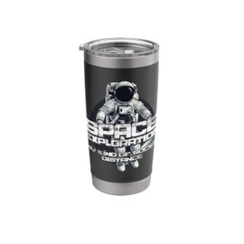 Explore Universe Space Astronaut Galaxy Men Women Kids Stainless Steel Insulated Tumbler