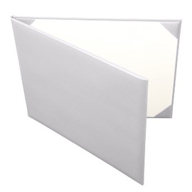 GraduationService Smooth Diploma Certificate Cover 8 1/2" x 11"(White)