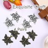 Butterfly Toggle Button, 4 Pairs, Vintage