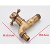 MINAKIKO Antique Scandinavian Style Faucet (Choice of Variations), Brass, Gardening,
