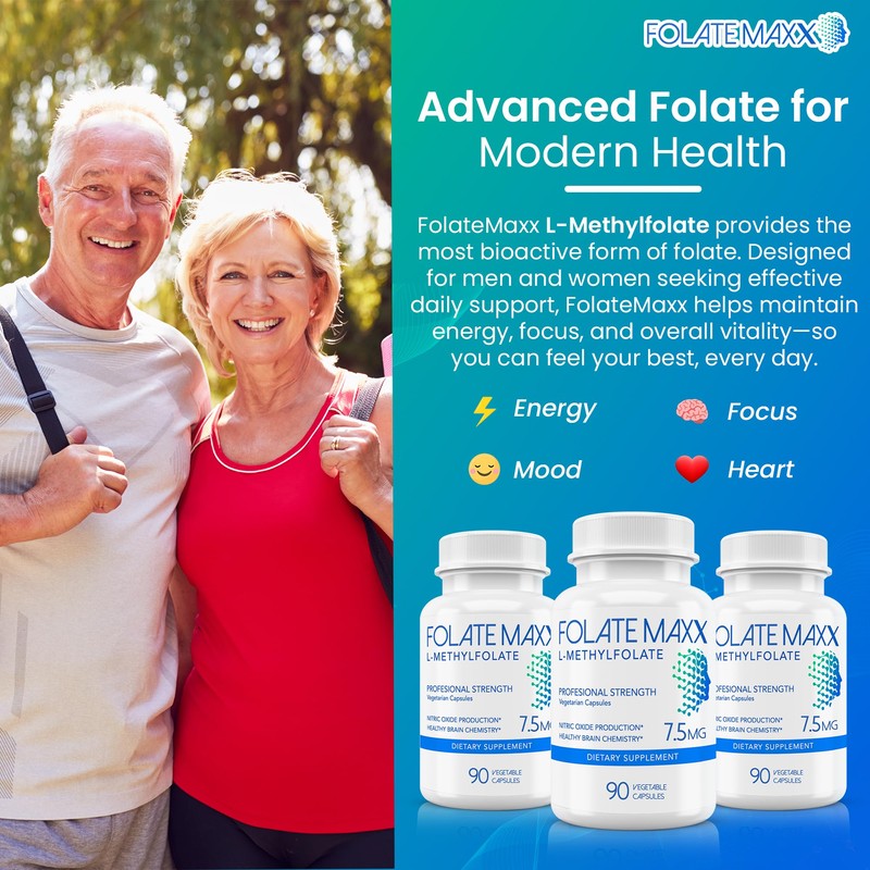 FOLATE MAXX L Methylfolate 7.5mg – Methylfolate Supplement for Women