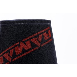 Ramair Large Aluminium Base Foam Induction Air Filter Red 80mm