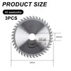 3PCS 115mm Circular Saw Blade, 4.5"" Angle Grinder Circular Saw