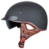 VCOROS Motorcycle Half Face Helmet Sun Visor Quick Release Buckle