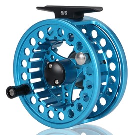 Sougayilang Fly Fishing Reel，Large Arbor With Diecast Aluminum Body Fly Reel-5/6,7/8 Weights，Essential Fly Reels For Beginners-B7/8