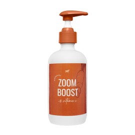 Lanana Creek Farms Zoom Boost Electrolyte 7.7 oz Glass Bottle with Pump | Ideal for Active Dogs | Rapid Absorption and Easy Digestion | Carrot and Ginger Flavored