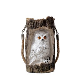 Garden Owl Light for Outdoor Lighting Waterproof LED Solar Hanging Night Light Decoration for Home and Garden Decorative Light for Patio Balcony Terrace Backyard