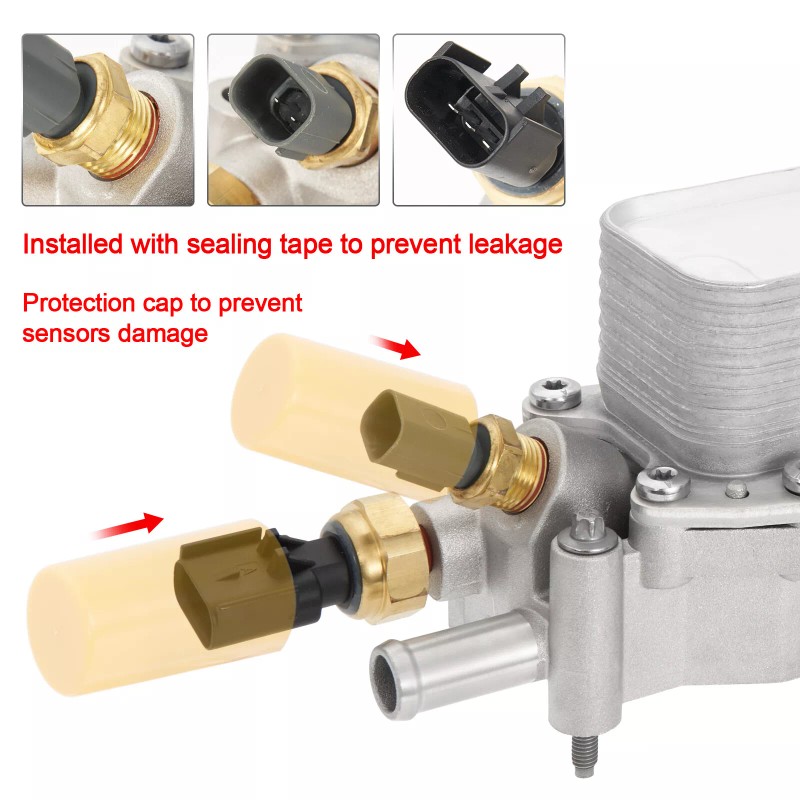 TIANLU Upgrade Full Aluminum Oil Filter Housing For 11-16 Jeep