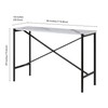 Henn&Hart Black and Marble console table