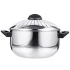 MAGICLULU Stainless Steel Noodle Pot with Lid Lightweight Cooking Pot
