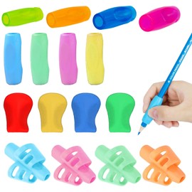 JNGTKL 16 Pcs Pencil Grips for Children, Durable Pencil Grips, Soft and Comfortable Pencil Grip, Pen Grips Used for Children to Correct Their Grip Posture When Writing and Doing Homework