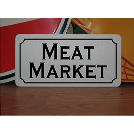 Meat Market Vintage Style Metal Sign Decor