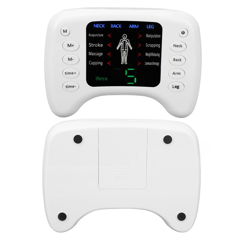 Electronic Pulse Massager Adjustable 15 Gears 8 Modes Timer Dual
