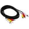 Valueline 3.0 m 3x Male to Male RCA AV Cable
