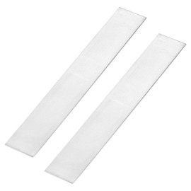 sourcing map 2 Pcs Zinc Sheets, 99.99% High Purity Zinc Plate 0.04"x1"x6"(1x25x150mm) Metal Zinc Foil Zinc Anode Strip for Science Lab Industry DIY Craft