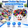360° Rotating Desk Organizer for Office & School – 7