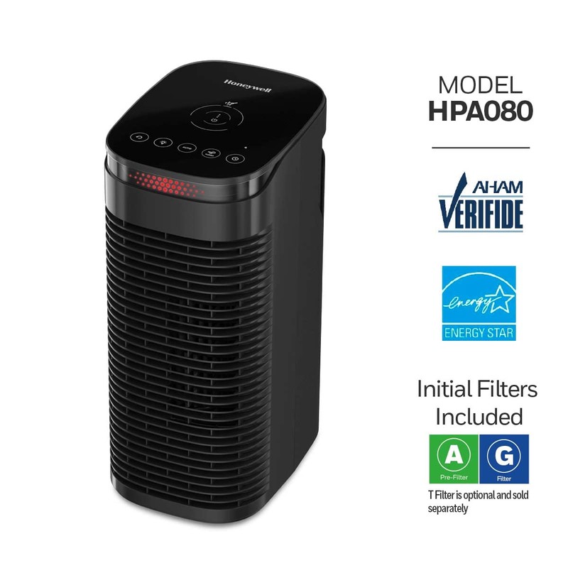 Honeywell HPA080 InSight HEPA Air Purifier with Air Quality Indicator