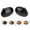 znakeauto 2X Dynamic Smoked Lens Amber Led Fender Side Marker